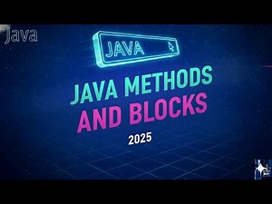 Day8-Java Methods & Blocks Tutorial | Static, Instance, Return Types, Parameters