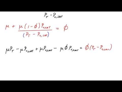 Numerically Calculating Psychrometric Properties: Relative Humidity