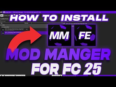 How To Install FIFA Mod Manager and Mod Editor For FC 25