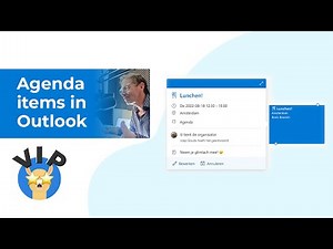 Zo maak je een agenda item aan in Microsoft Outlook!