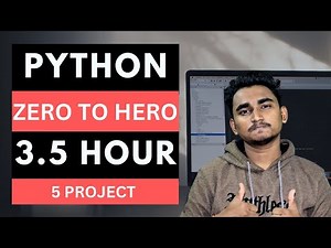 Python Crash Course in English | 5 Python Projects | Complete Python Tutorial