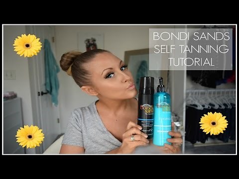 BONDI SANDS SELF TANNING TUTORIAL!!!