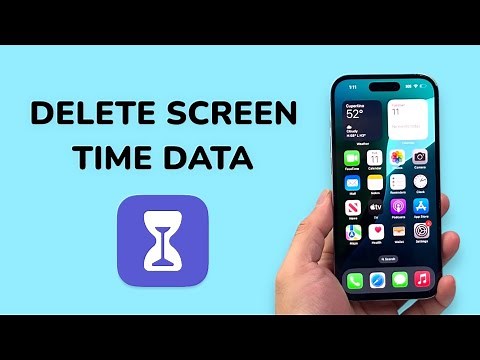How To Delete Screen Time Data on iPhone