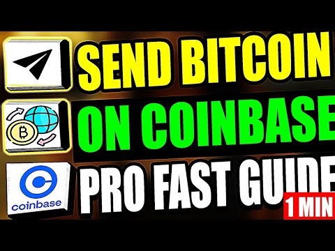 How To Send BitCoin On CoinBase Pro Tutorial (2025)