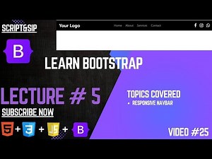 Create a Responsive Navbar with Bootstrap | Step-by-Step Tutorial
