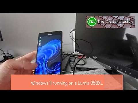Running Windows 11 on a Lumia 950XL
