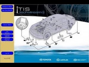 Toyota Techstream Software, Check Engine light On, Trac light On, Diagnostic Overview