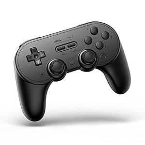 8BitDo Pro 2 Bluetooth Controller for Switch, PC, Android, Steam Deck, Gaming Controller for iPhone, iPad, macOS and Apple TV (Black Edition)