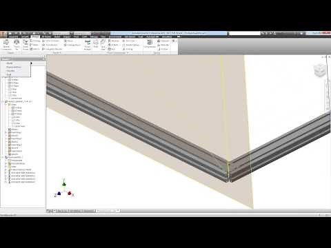 Autodesk Inventor -- Using Custom Sections with Frame Generator
