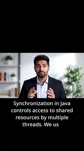 What Is Synchronization in Java? 🔒 | Java Multithreading #shorts #motivation #education #tech #java