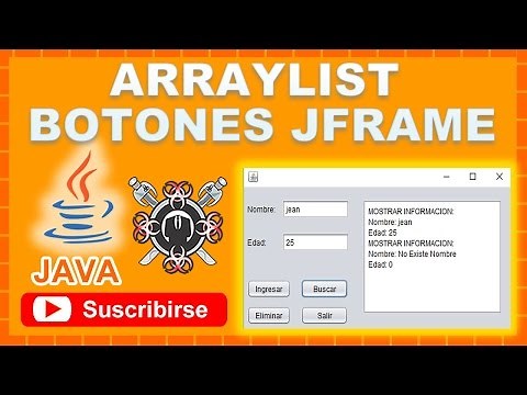 ArrayList Botones JFrame NetBeans