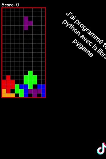 Tetris en Python avec Pygame : Projet terminé !