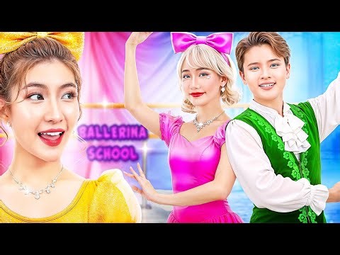 I Want To Become A Famous Ballerina! At School Everyone Transforms Into Ballerinas!