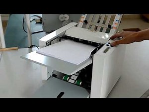 Paper folding machine leaflet folder equipment