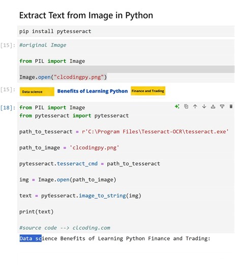 21K views · 379 reactions | Extract Text from Image in Python | Python Coding | Facebook