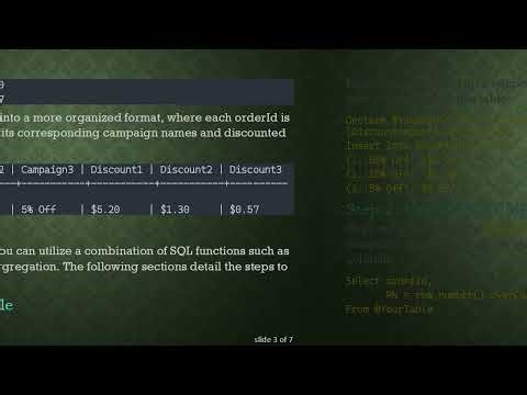 How to Combine Columns from Multiple Rows into a Single Row in SQL