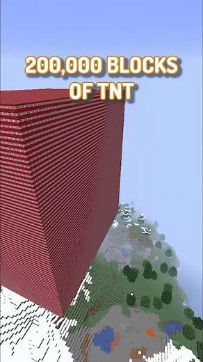 Exploding 200,000 TNT in Minecraft!