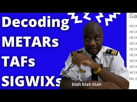 HOW to DECODE a METAR and TAF report | Clips - South Africa Aviation Weather Report
