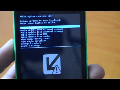 How to Boot Nokia X into Recovery Mode