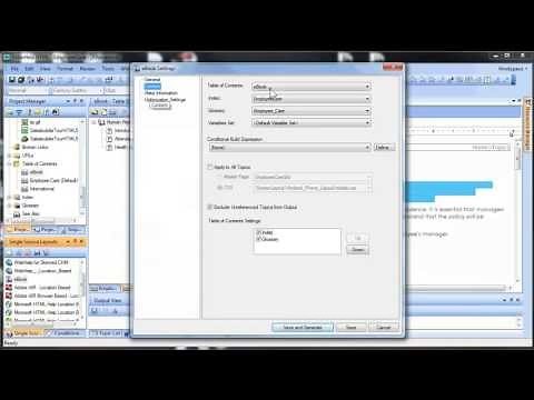 ROBOHELP 10: Creating a custom Table of Contents