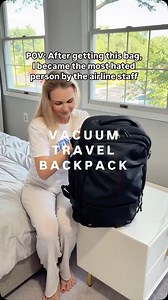 440K views · 551 reactions | This vacuum backpack is a total game changer for travel and storage - compresses clothes to save space and keeps everything super organized! Search: dyx7557 in the TEMU app for special deals! Only for new app users with qualifying orders. T&Cs apply!  https://app.temu.com/k/peyw9vdfb4r  | Victoriasway | Facebook