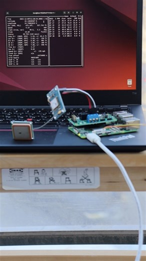 NEO-6M GPS Module Connected over UART to Raspberry Pi 5 with gpsd and cgps on custom Linux distro