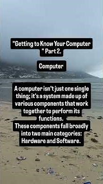 Getting to Know Your Computer. Part 2 #computerbasics #techeducation #basiccomputing