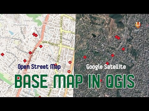 How To Add OpenStreetMap And Google Satellite Imagery Base Map Layer In QGIS || Base Map || GeoFox