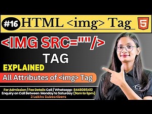 #16 Image Tag in HTML with Example | How to use Image SRC Tag in HTML? | Computer Tech Academy