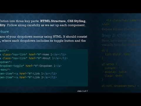 How to Show and Hide Multiple Dropdown Menus with Pure JavaScript