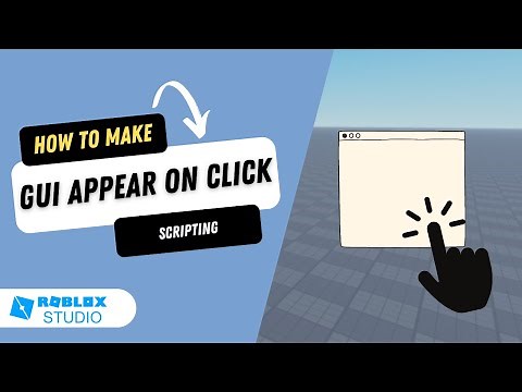 How to Make a GUI Appear on Click | Roblox Studio