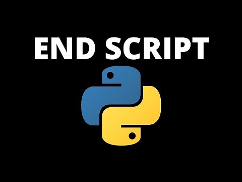 How to Stop a Python Script with a Keyboard Interrupt | Python Tutorial