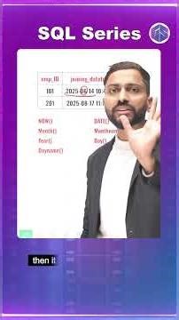 Date & Time Functions #sql #database #engineering #cse #shorts #viral