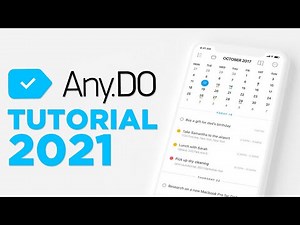 Any.Do Tutorial 2025 - How to BE PRODUCTIVE Using Any.do