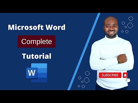 MICROSOFT WORD COMPLETE TUTORIAL: FULL COURSE