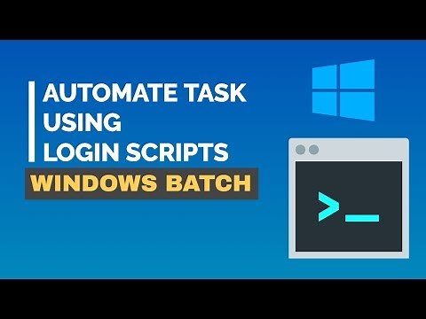 How to Create a Login Batch Scripts Windows