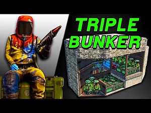 RUST BASE DESIGN 2x2 (TRIPLE BUNKER)