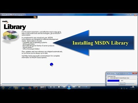 How to Install MSDN Library in VB 6.0