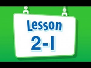 Math Envision English Lesson 2-1