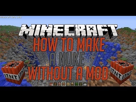 How To Make Nuke In Minecraft (Fun) [Easy]