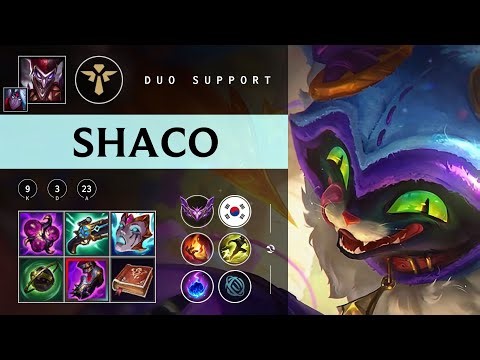 Shaco Support vs Poppy - KR Master Patch 25.24