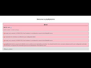 XAMPP Error: My SQL PhpMyAdmin Access Denied Error | Solved | 100% Working Solution