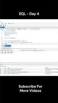 SQL - Day 4 | Alter Table #shorts