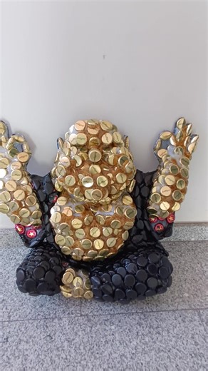 Proceso de construcción del Buda en 3D