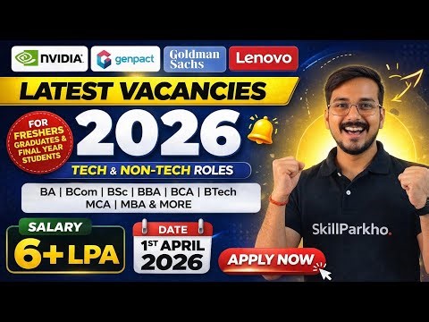 NVIDIA, Genpact, Goldman Sachs, GE Healthcare, Lenovo | Top MNC Jobs 2026 | Apply Now
