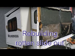 Rebuilding a rotten slide out floor!