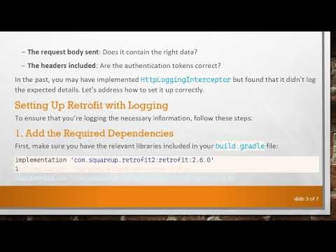 How to Log the URL, Request Body, and Response in Retrofit