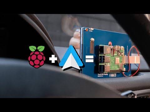 I made a Raspberry PI Android Auto device