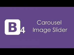 Bootstrap 4 Carousel Image Slider - HTML5 and CSS3 Tutorial