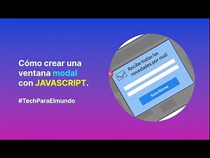 Cómo crear un MODAL con Javascript